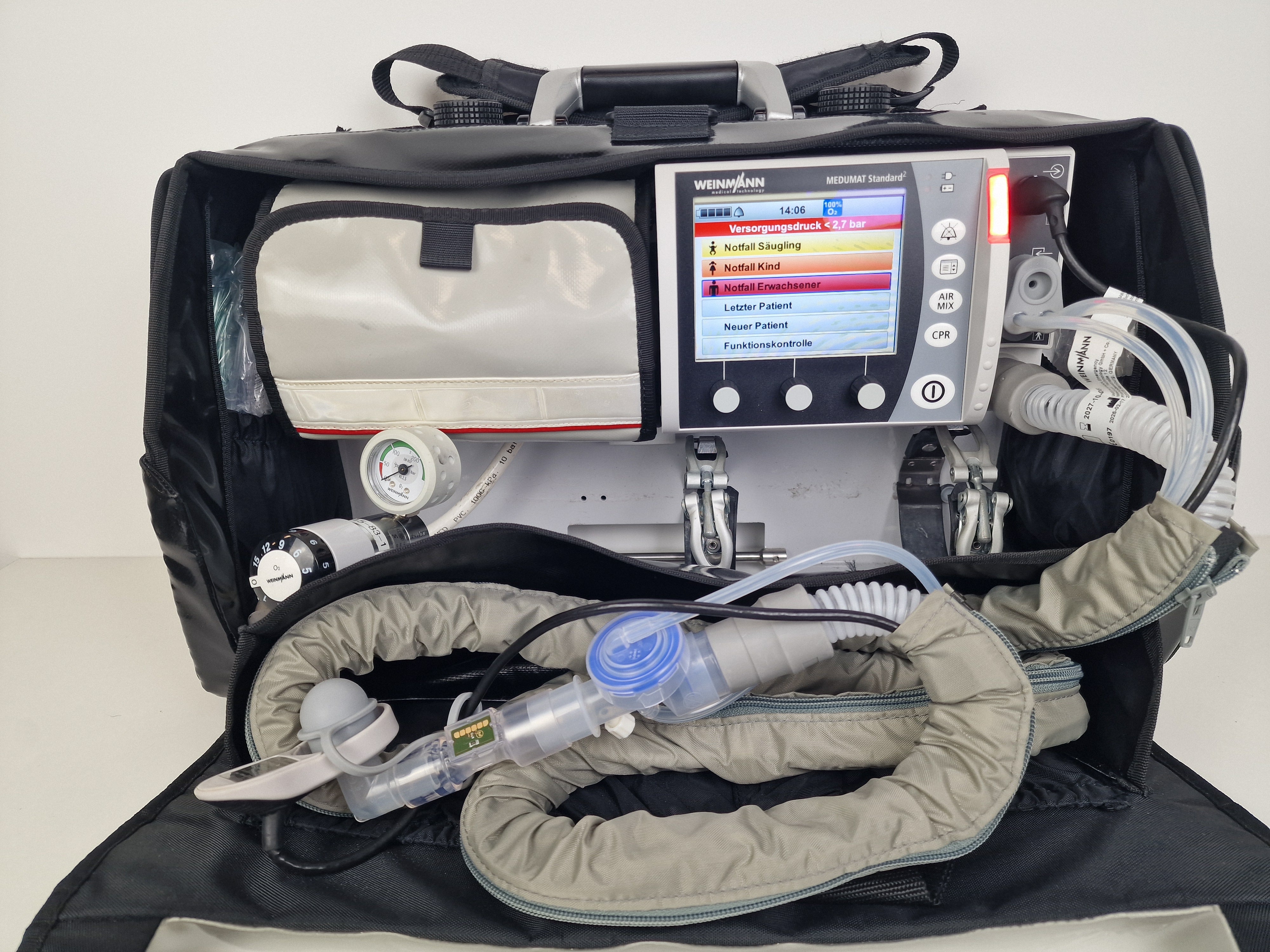 Weinmann Medumat Standard² – Transport- und Notfallbeatmungsgerät